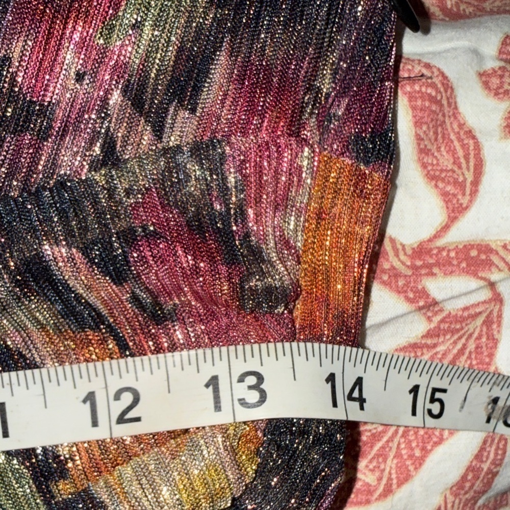 Lavender Brown Multicolor Long Sleeve Dress - Picture 12 of 16